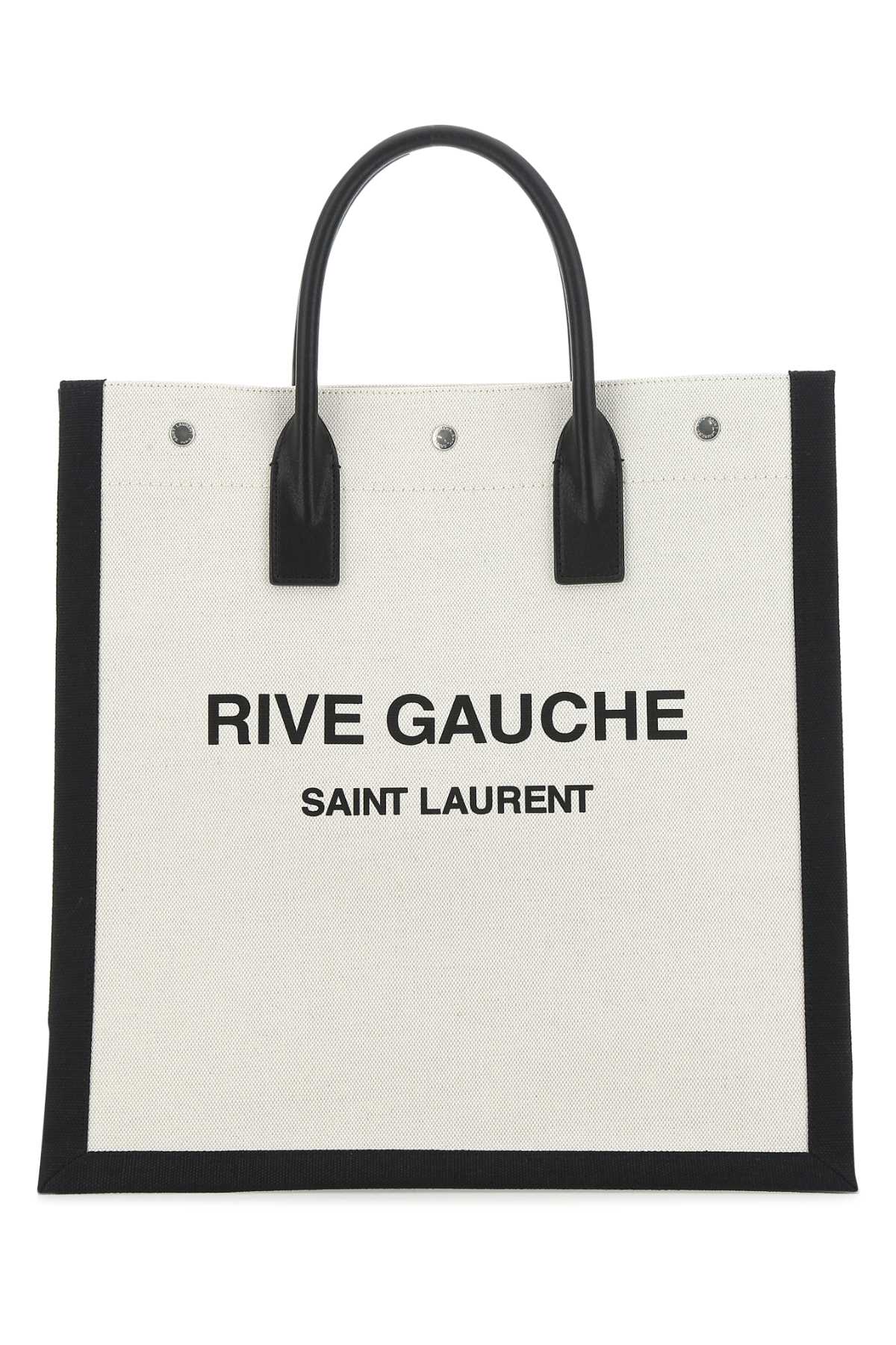 SAINT LAURENT BORSA For Men Exterior: 100% Linen Finishing: Silver metal