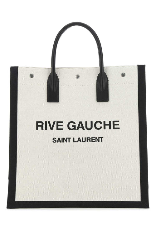 SAINT LAURENT BORSA For Men Exterior: 100% Linen Finishing: Silver metal