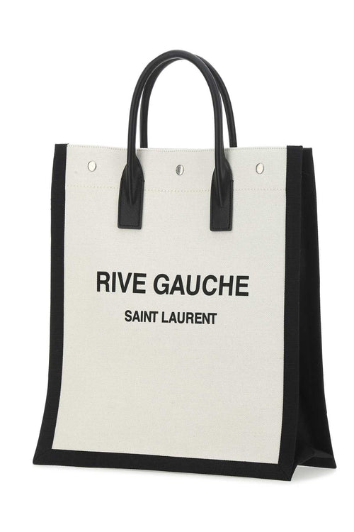 SAINT LAURENT BORSA For Men Exterior: 100% Linen Finishing: Silver metal