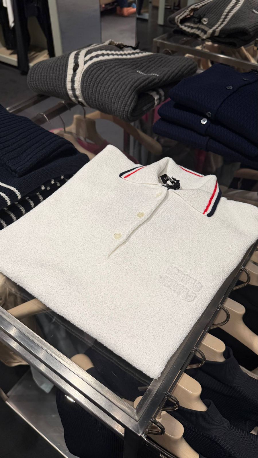 Terry Cloth Polo Shirt
