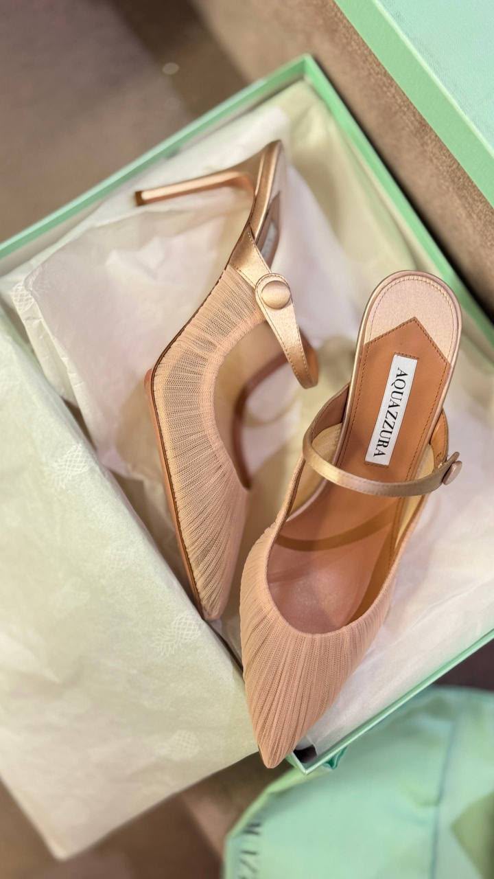 Tequila Pleated Mesh Pumps