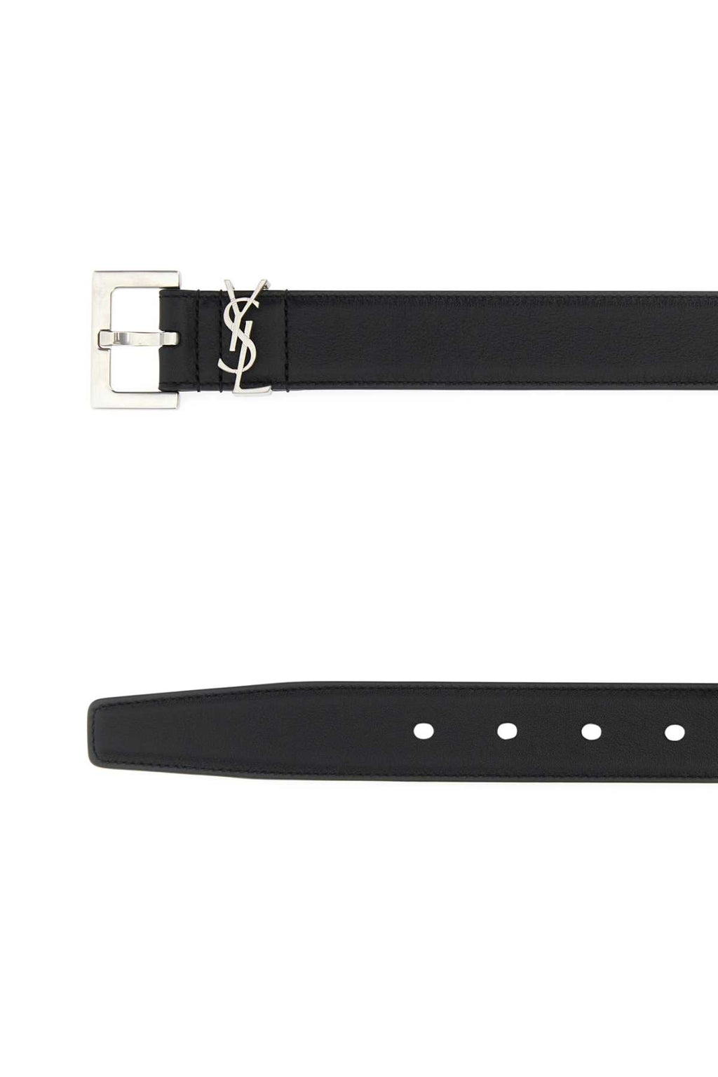 SAINT LAURENT YSL CINTURA For Women Exterior: 100% Calf Finishing: Silver metal