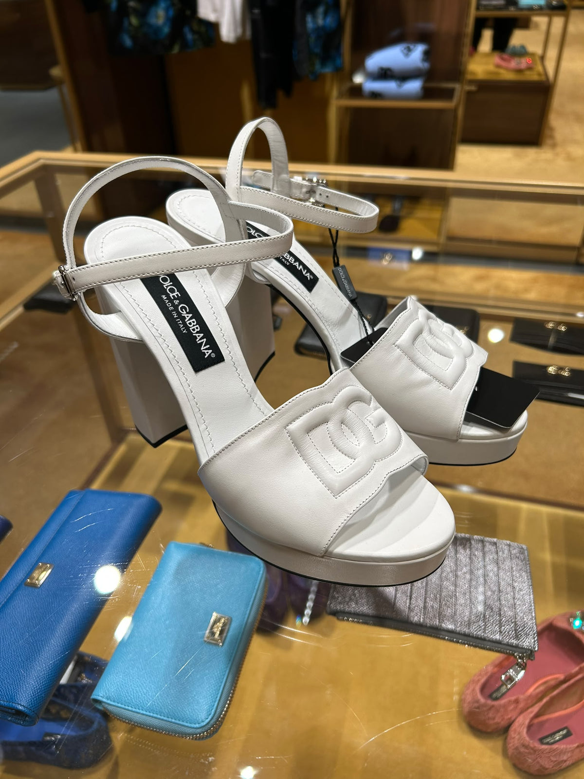 DG Logo Platform Sandals