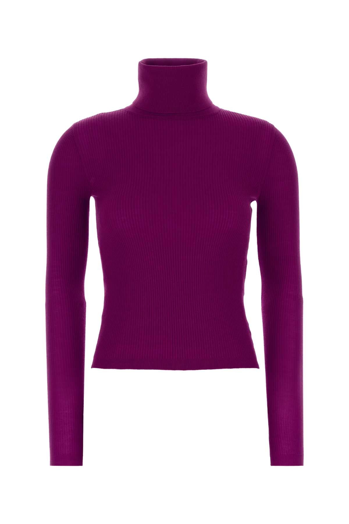 SAINT LAURENT TRICOT DE CORPS COL For Women Exterior: 35% Cashmere 35% Wool 30% Silk