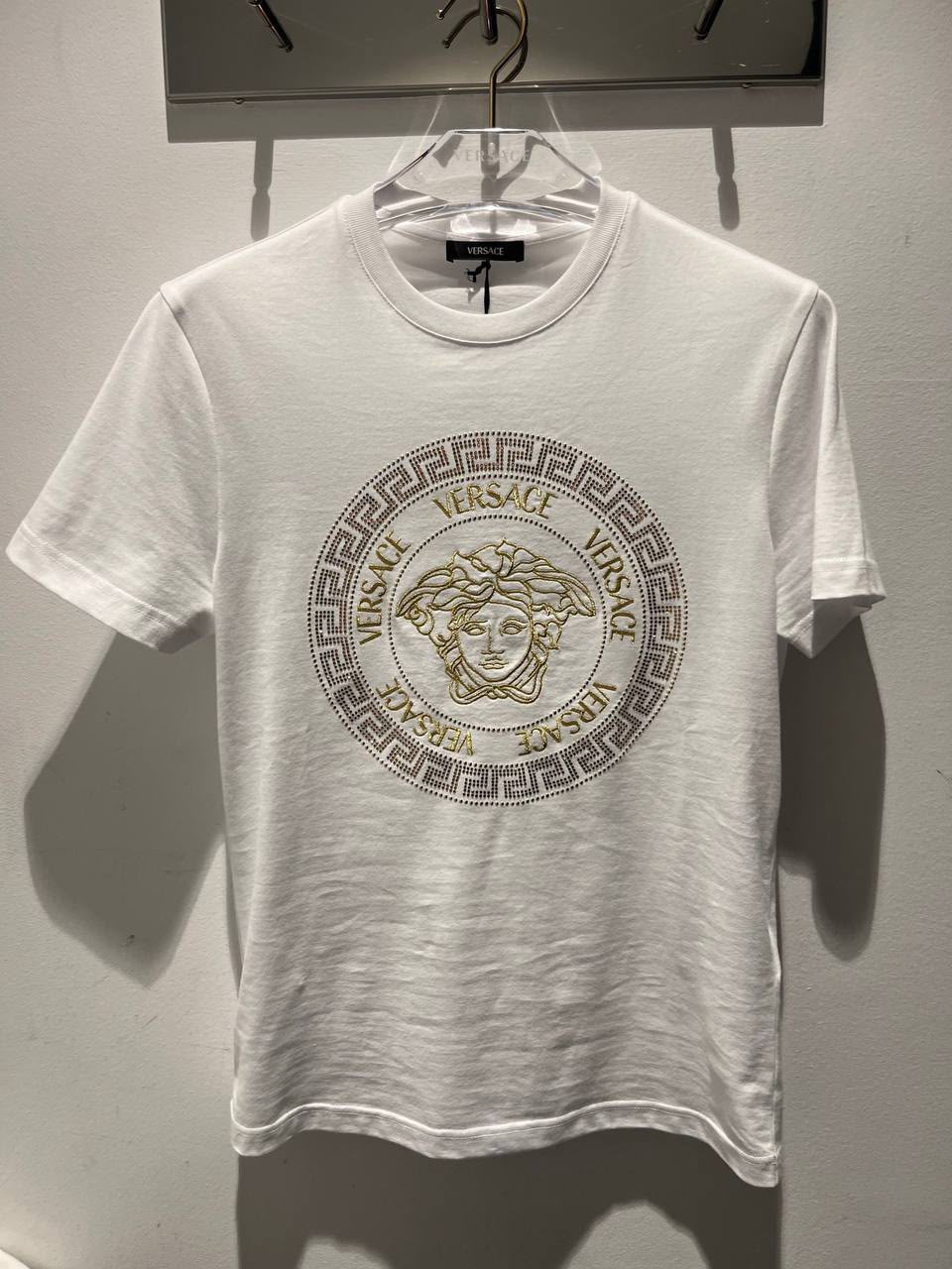 Medusa Studded Logo T-Shirt