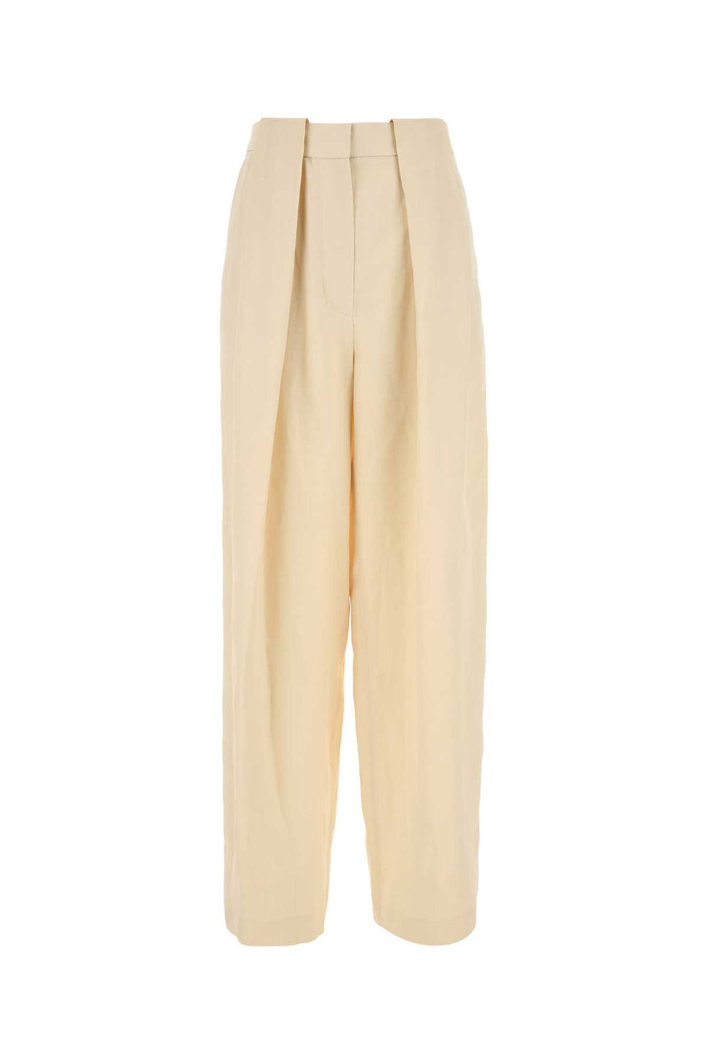 STELLA MCCARTNEY Linen Balloon Trouser For Women Exterior: 72% Viscose 28% Linen