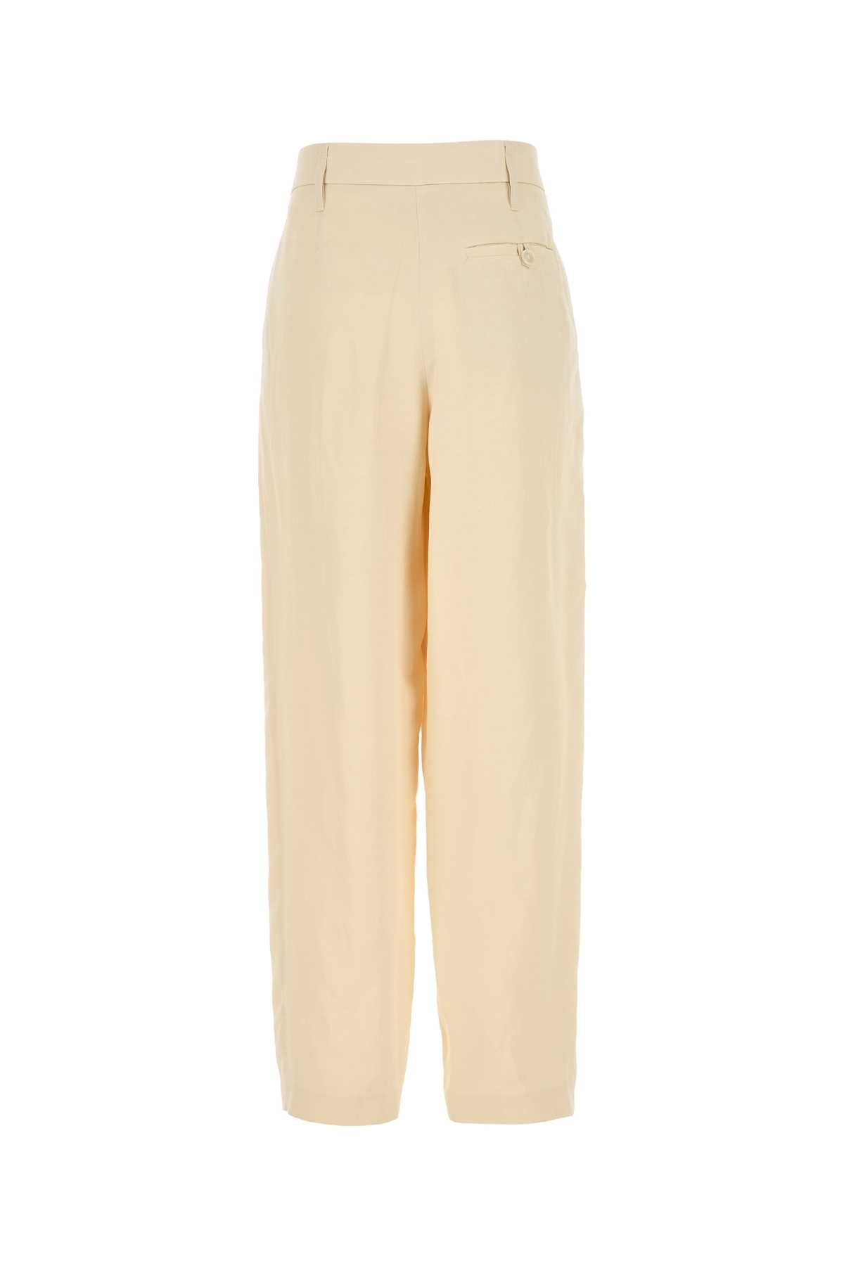 STELLA MCCARTNEY Linen Balloon Trouser For Women Exterior: 72% Viscose 28% Linen