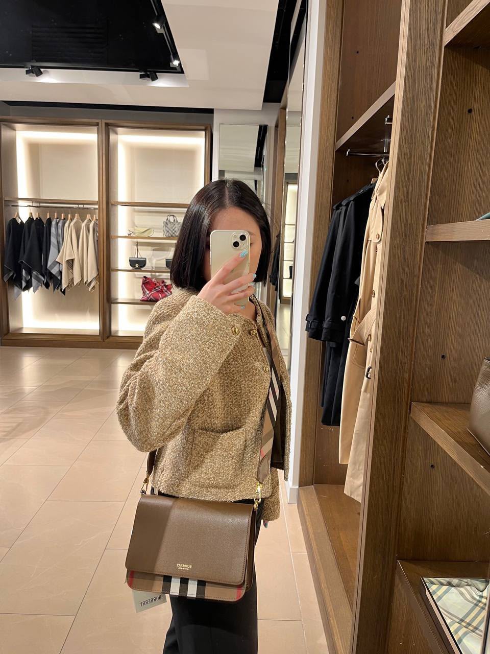Textured Wool Blend Jacket