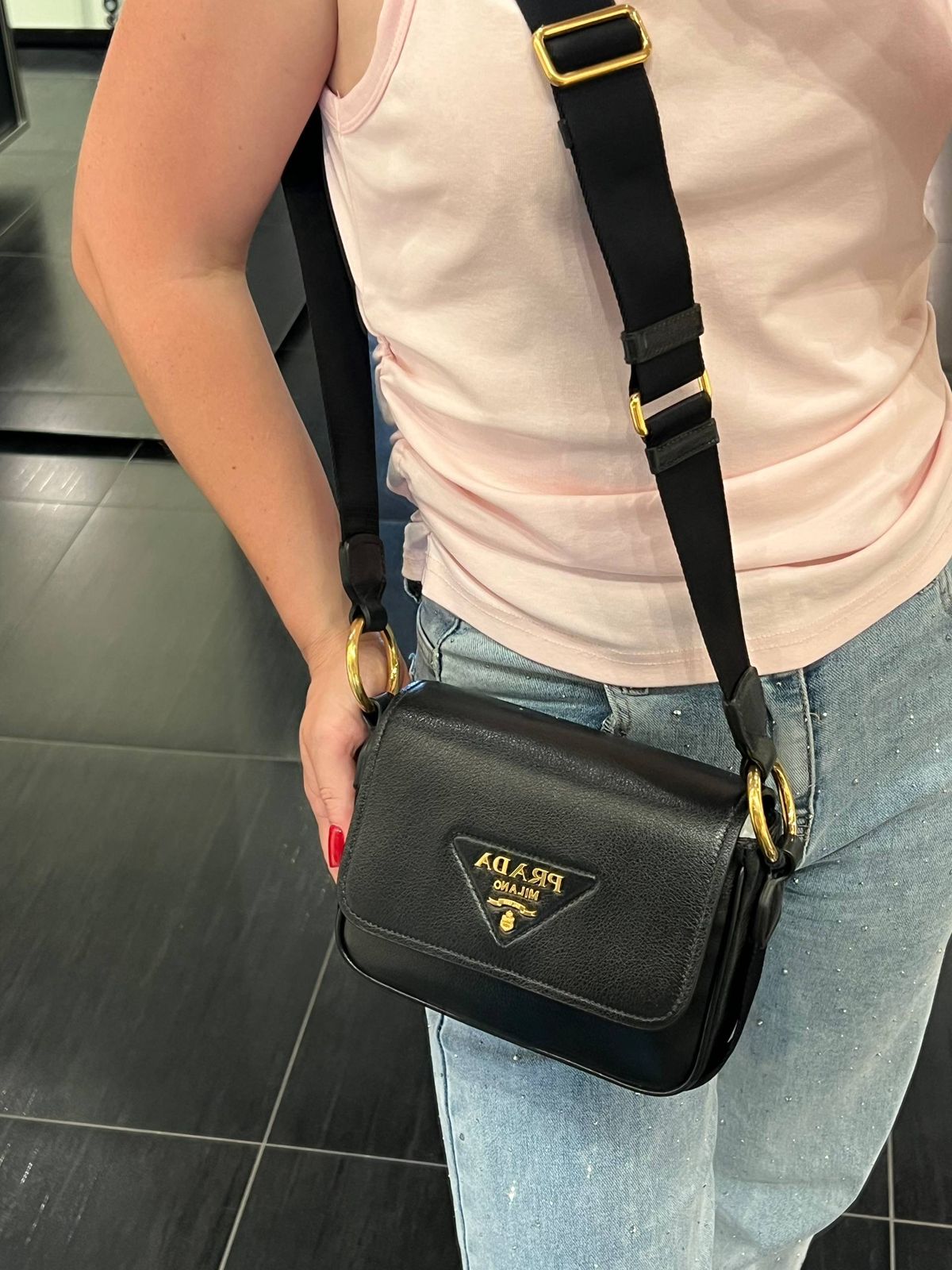 Prada Leather Shoulder Bag