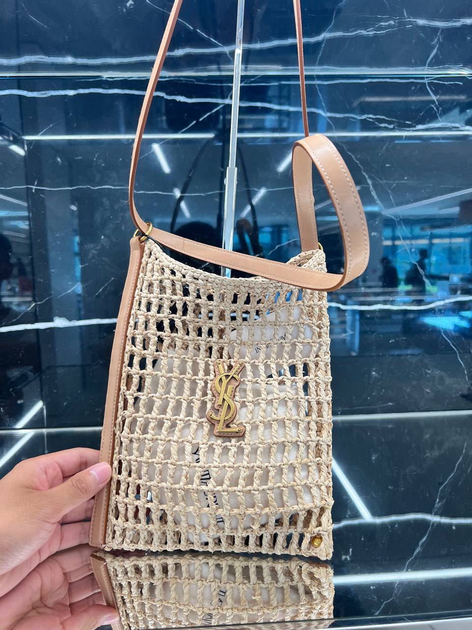 Solferino Crochet Crossbody Bag