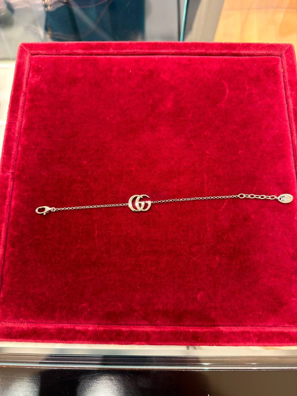 Double G bracelet in silver
