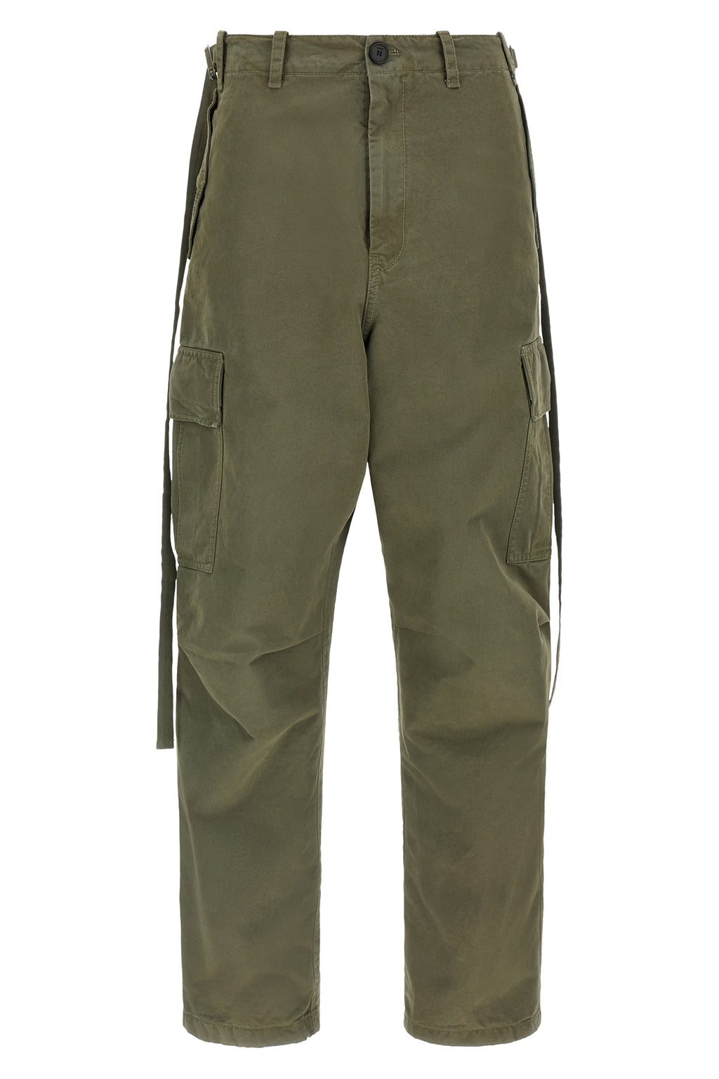 Double stitch embroidery pants