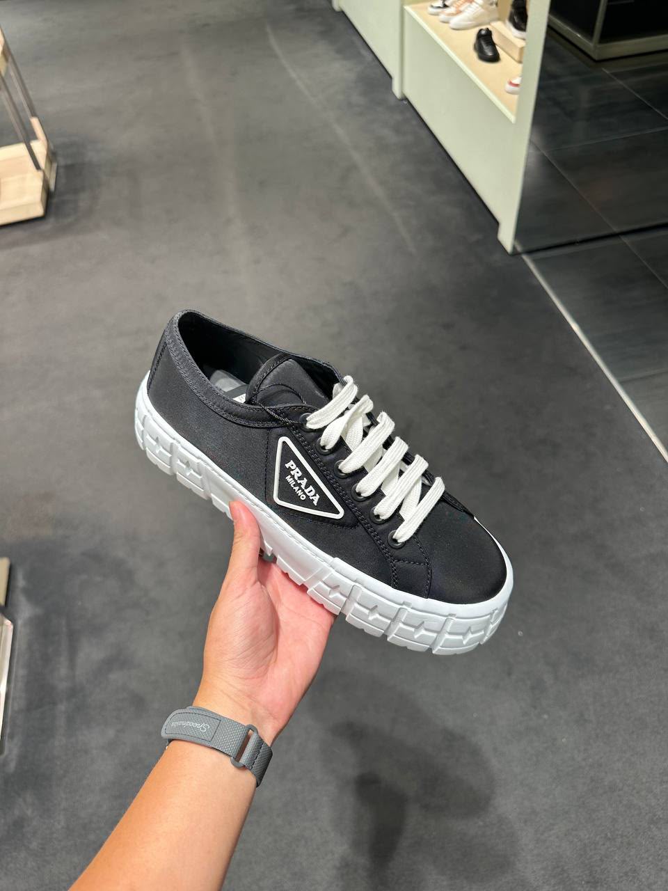 Downtown Satin Sneakers