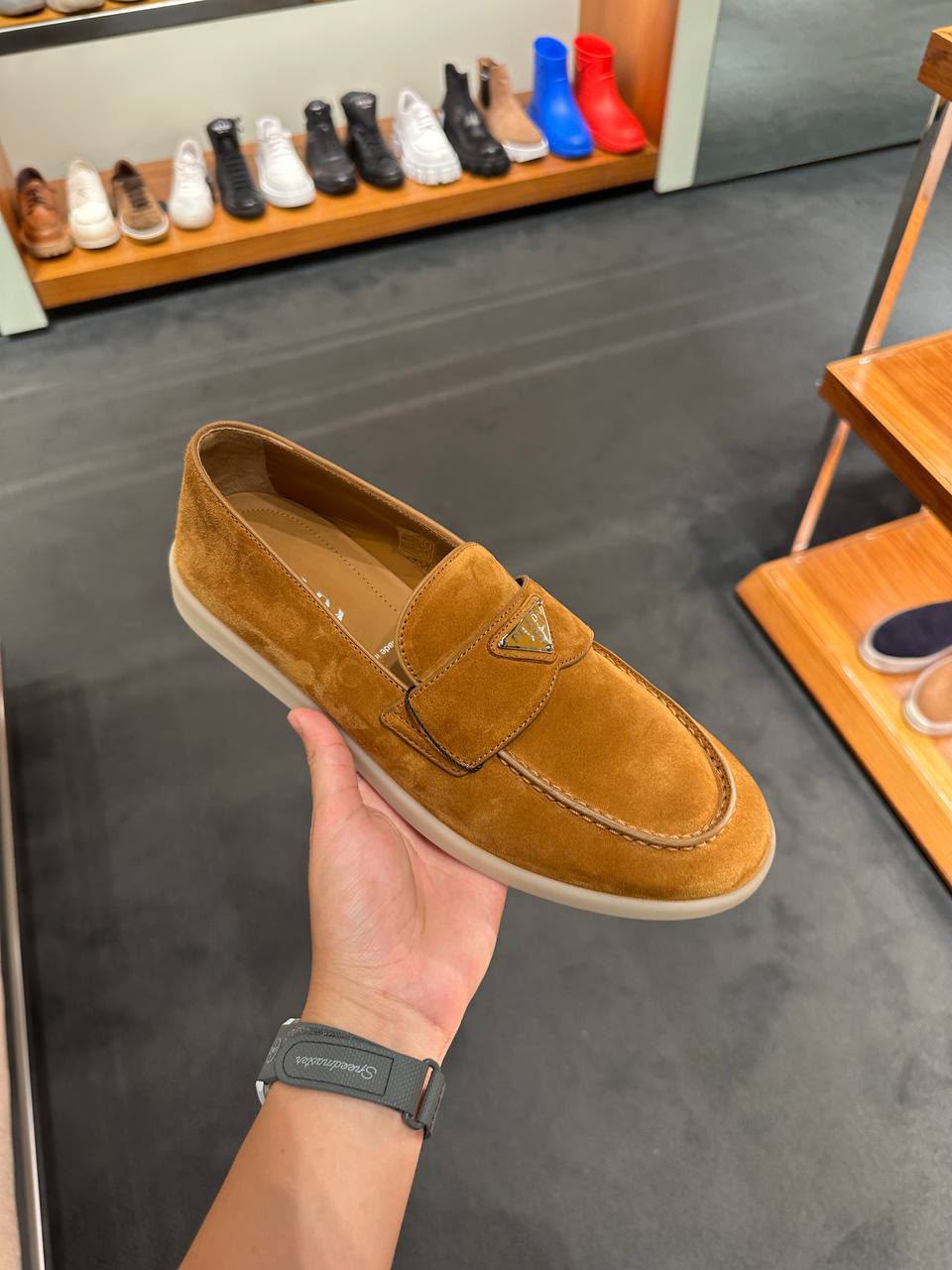 Suede Loafers