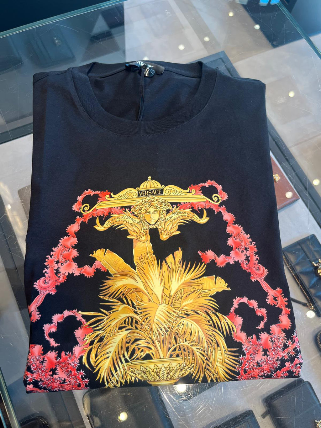 Medusa Tropical Print T-Shirt