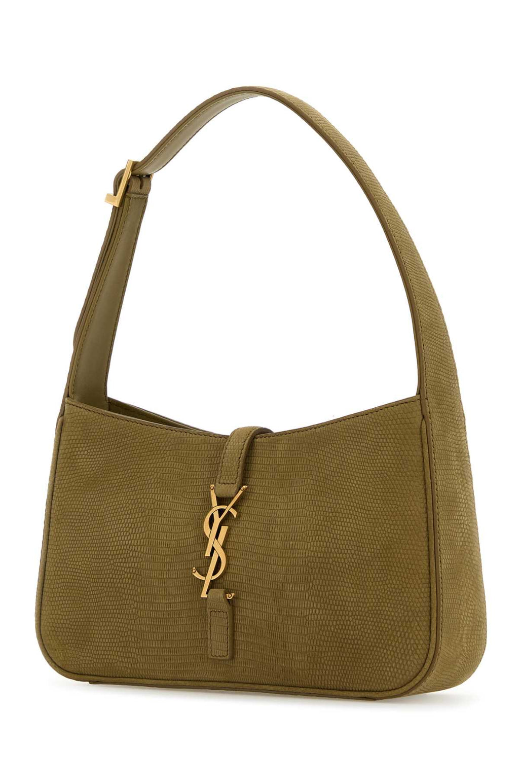 SAINT LAURENT YSL BO MNG LE 5A7 For Women Exterior: 100% Suede Finishing: Antiqued golden metal