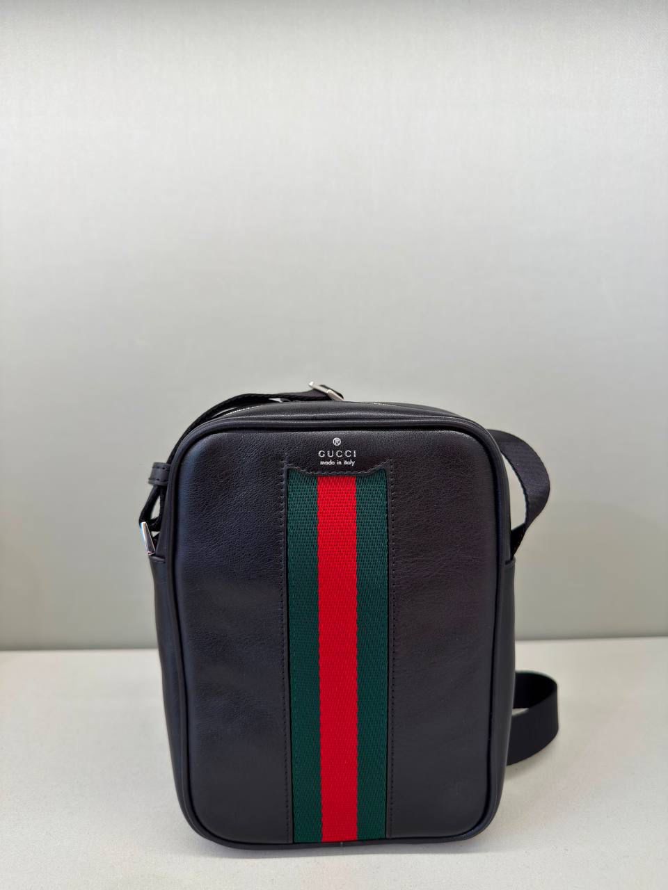 Web Stripe Messenger Bag
