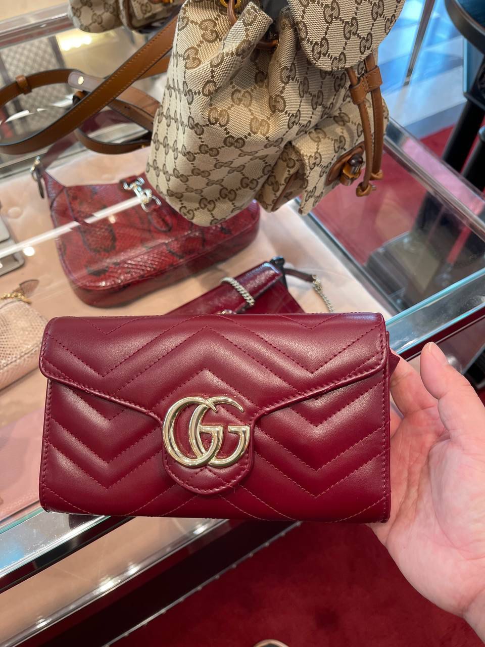 GG Marmont Continental Wallet