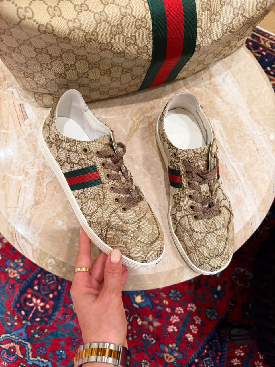 GG Supreme Web Sneaker