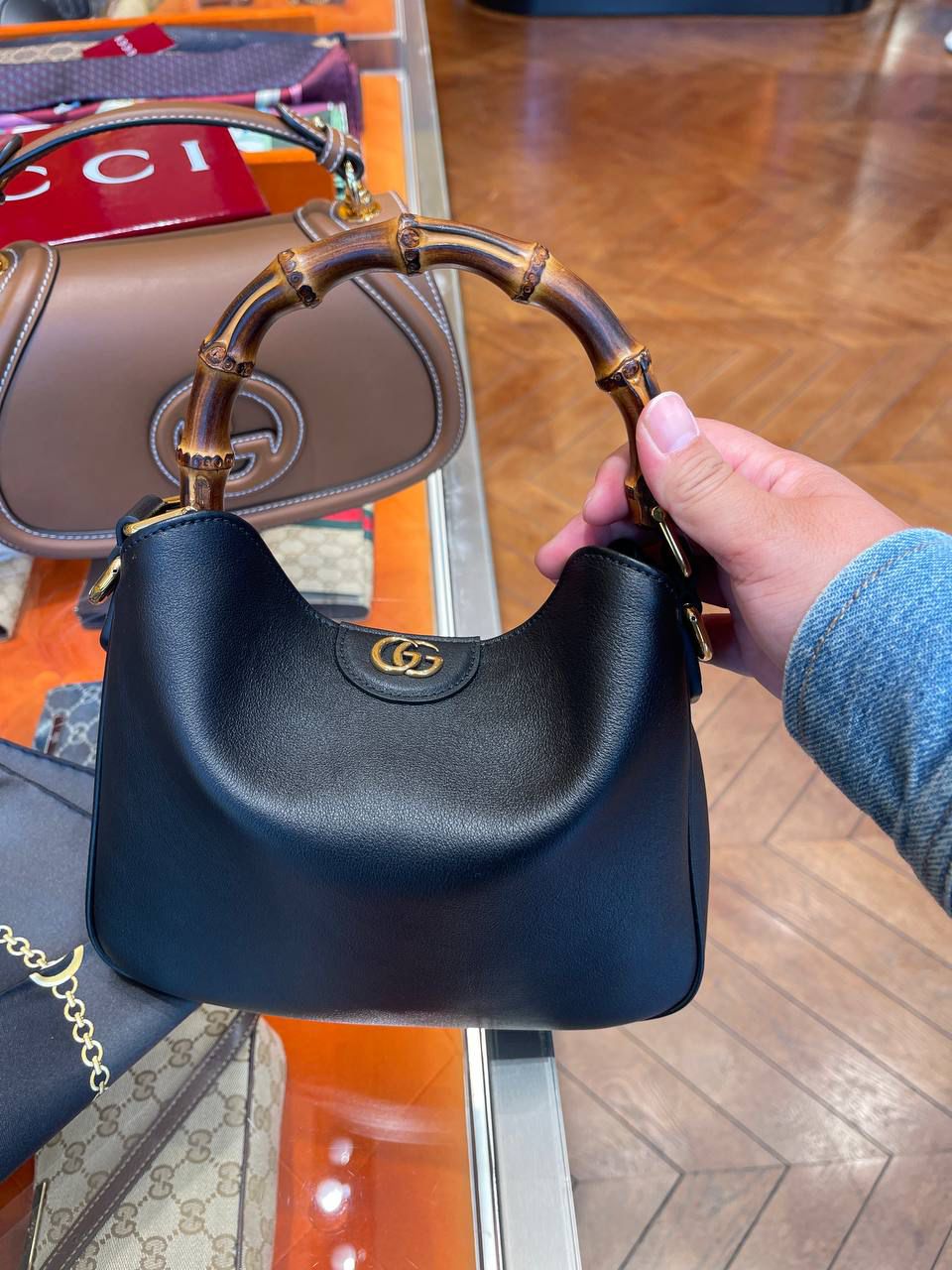 Gucci Bamboo 1947 Small Top Handle Bag