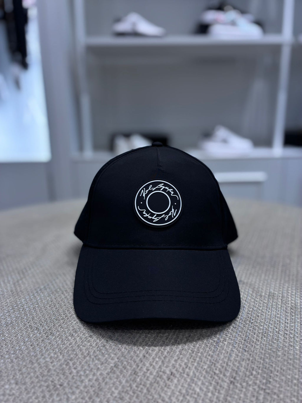 Karl Lagerfeld Circular Logo Baseball Cap