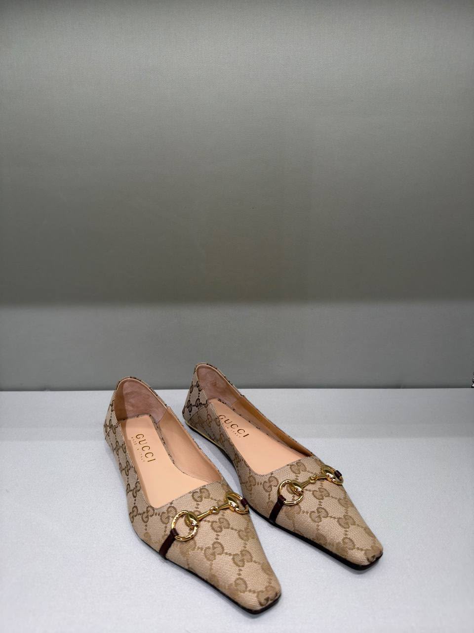 GG Supreme Horsebit Ballet Flats
