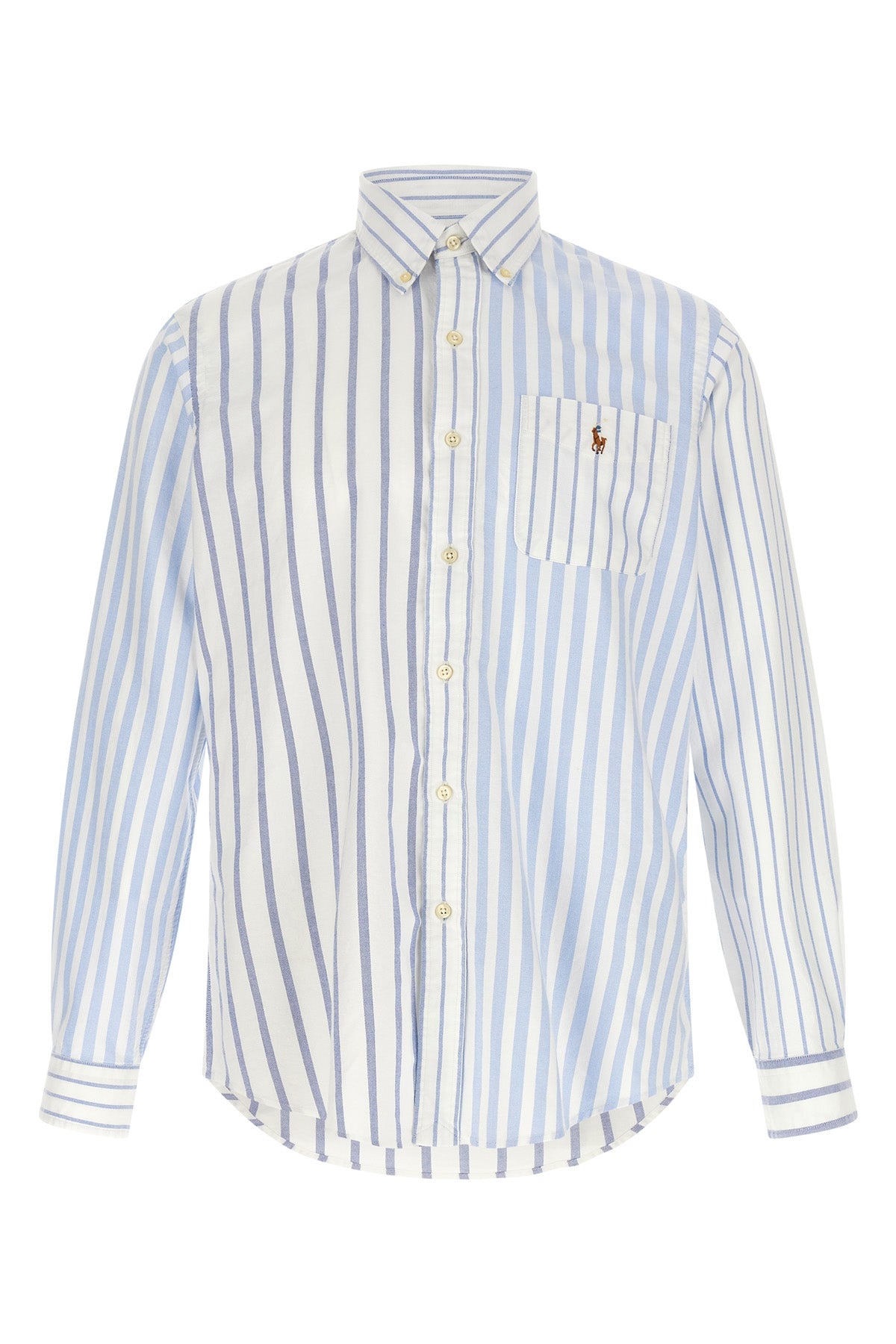 Oxford patchwork shirt