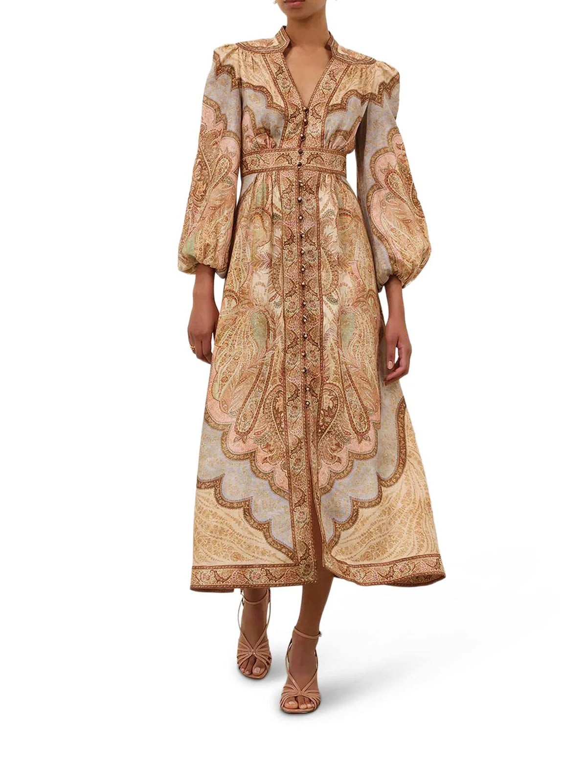 Lovestruck Button-Down Midi Dress