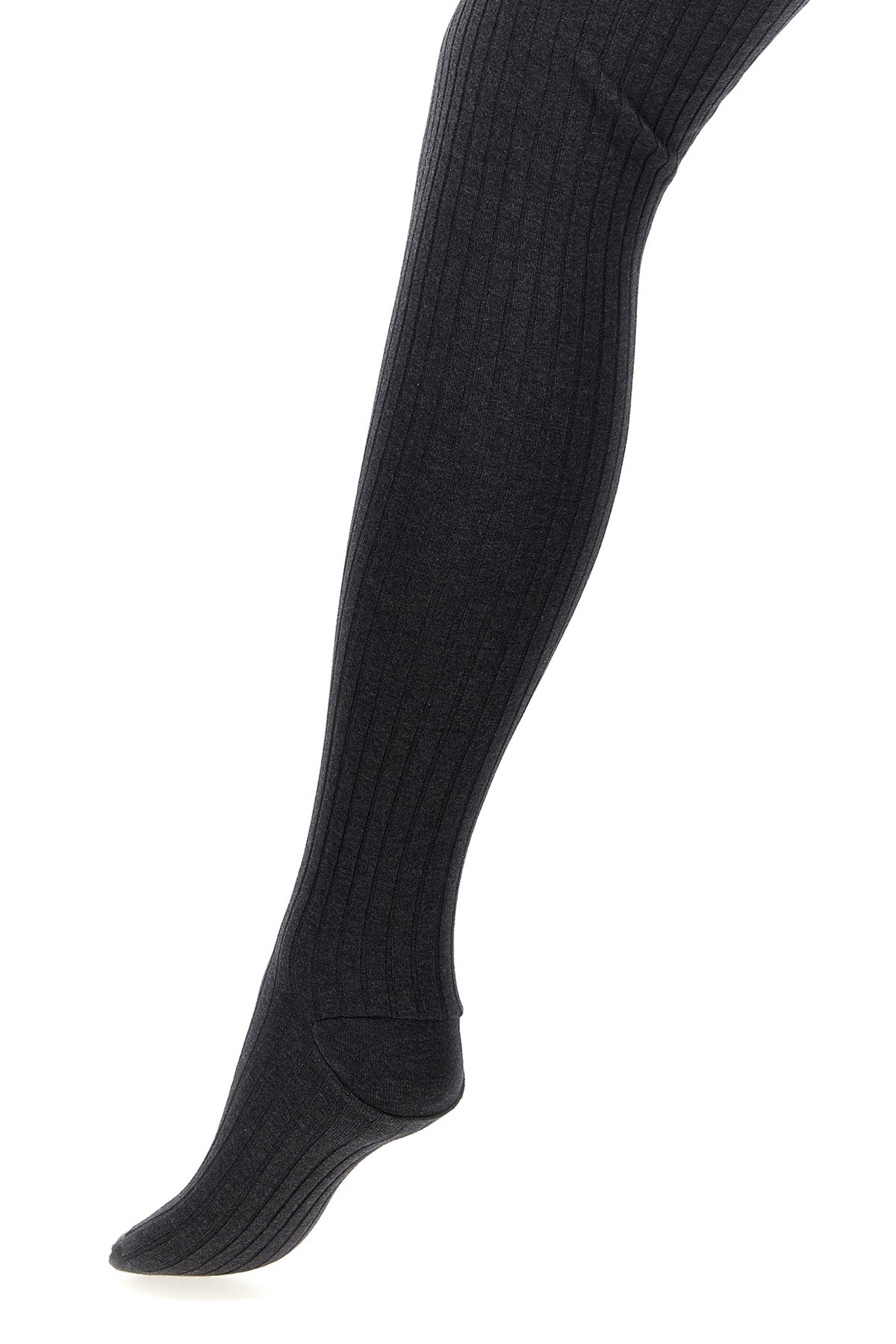 PRADA Ribbed tights For Women 85% cotton 12% polyamide 3% elastane