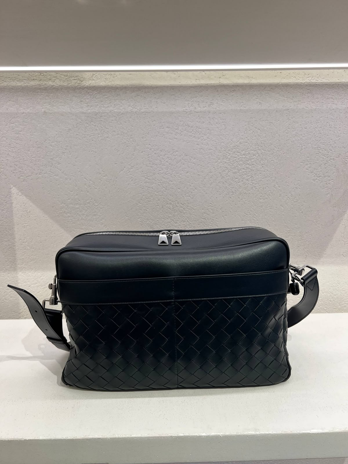Intrecciato Messenger Bag