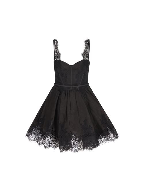 Mini abito Valiant con pizzo