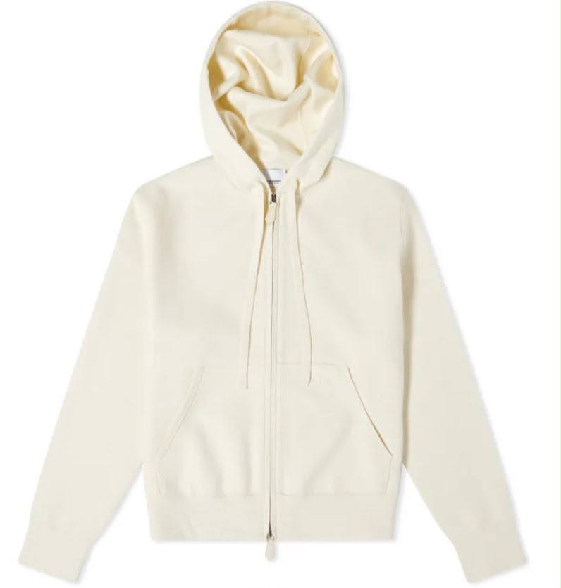 Logo Appliqué Zip-Up Hoodie