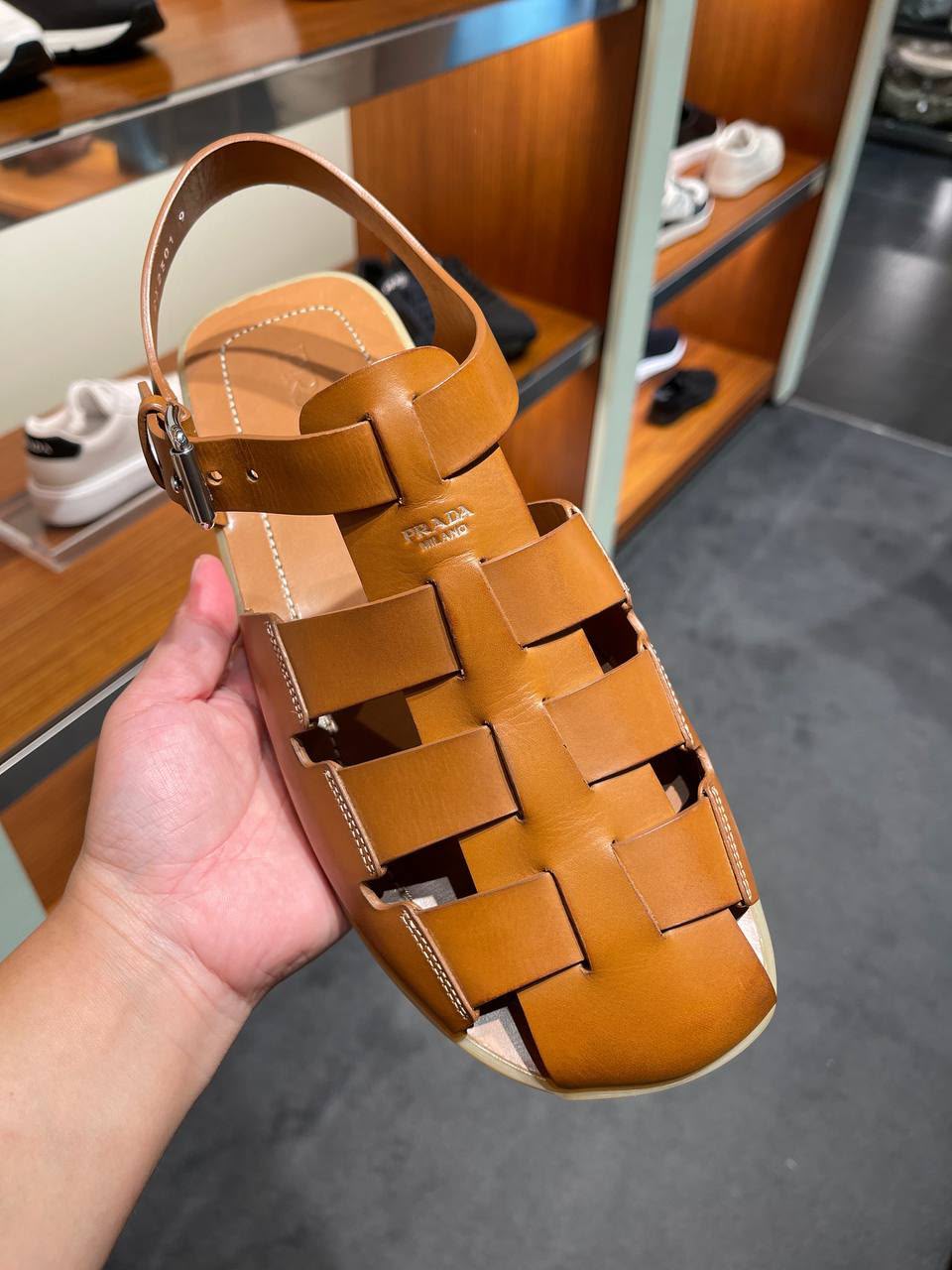 Leather Fisherman Sandals
