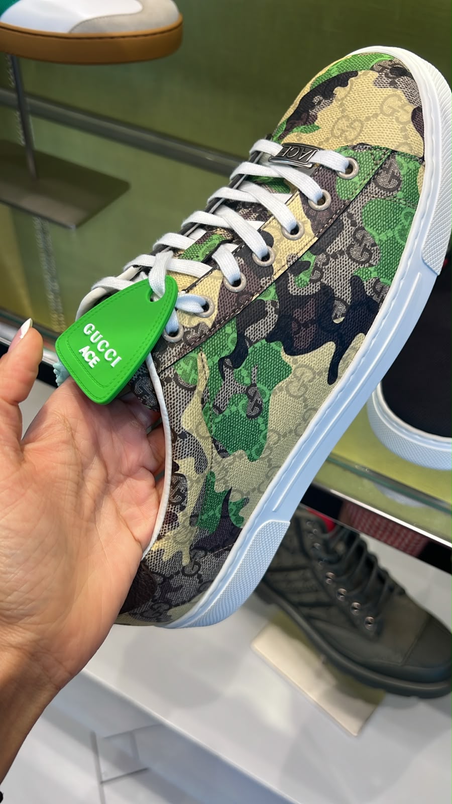 Ace GG Camo Sneaker