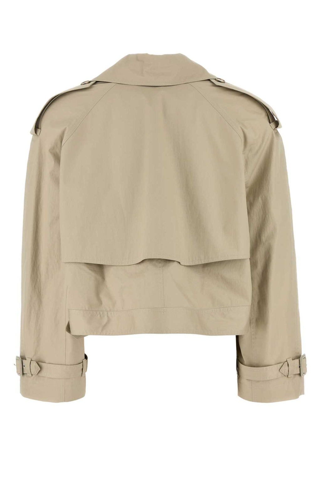 STELLA McCARTNEY Light Cotton Short Trench Coat