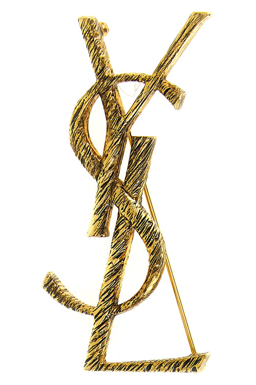 SAINT LAURENT 'Monogram' earrings For Women 100% brass