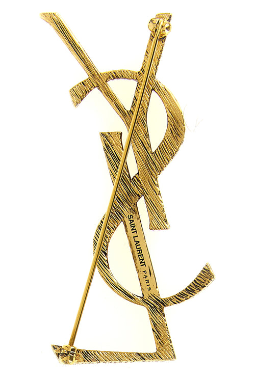 SAINT LAURENT 'Monogram' earrings For Women 100% brass