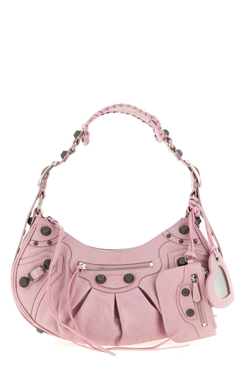 BALENCIAGA 'Le Cagole S' shoulder bag For Women 100% lamb leather (Ovis Aries)