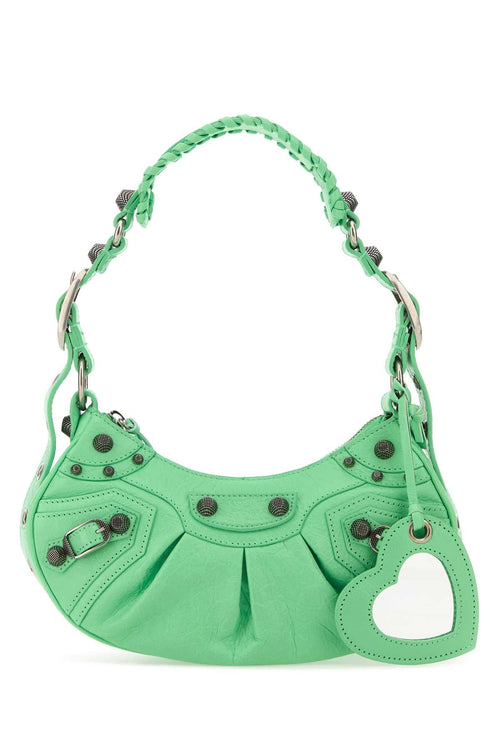 BALENCIAGA BORSA For Women Exterior: 100% Lamb Lining: 100% Fabric Finishing: Antiqued silver metal