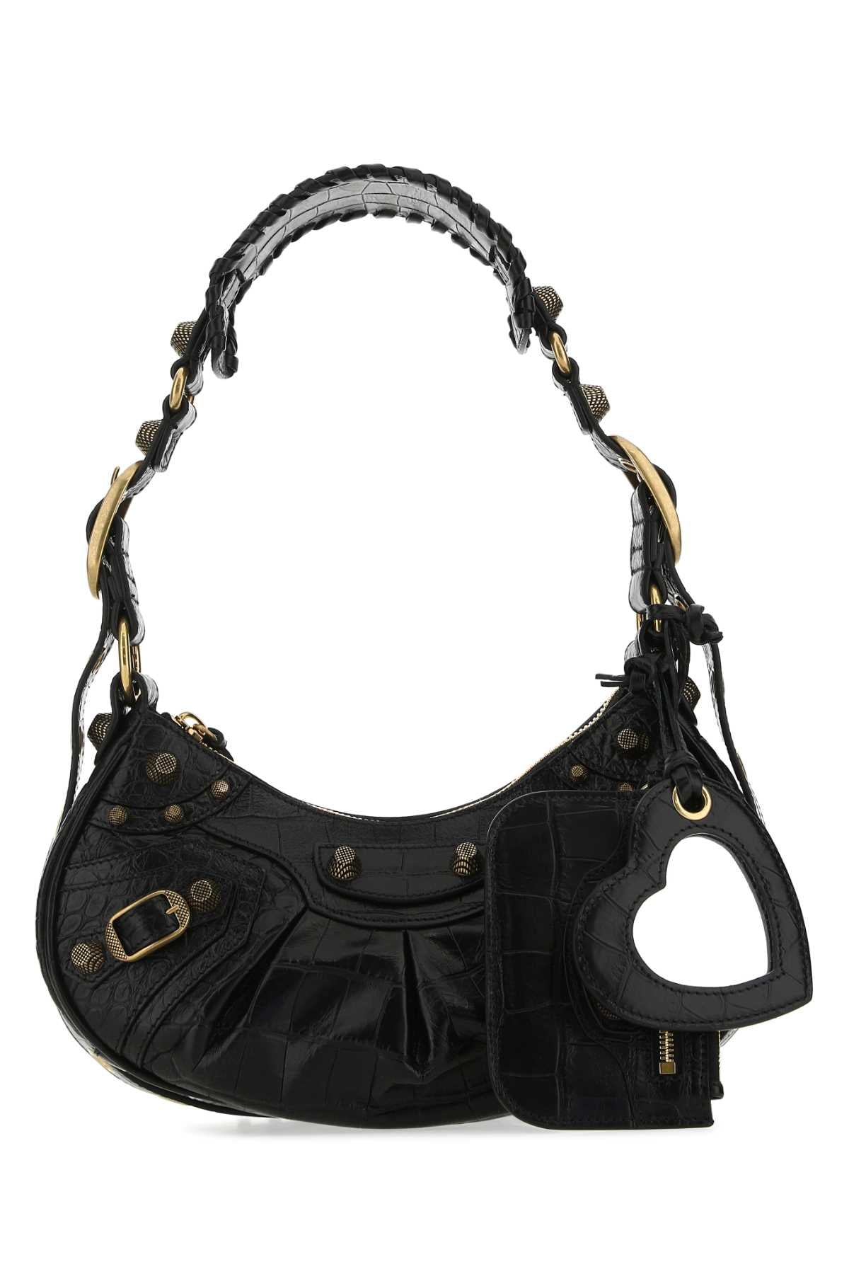 BALENCIAGA BORSA A MANO For Women Exterior: 100% Calf Lining: 100% Fabric Finishing: Antiqued golden metal