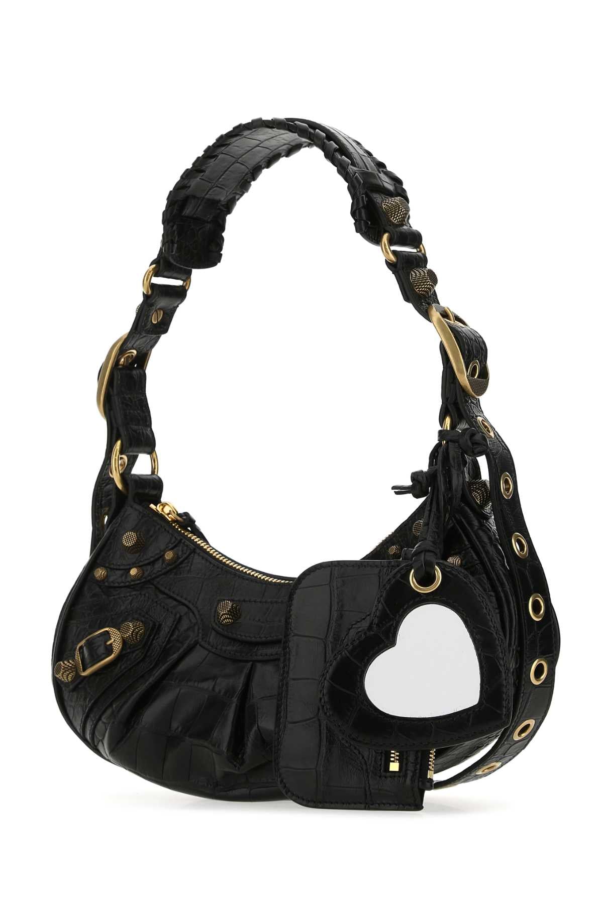 BALENCIAGA BORSA A MANO For Women Exterior: 100% Calf Lining: 100% Fabric Finishing: Antiqued golden metal