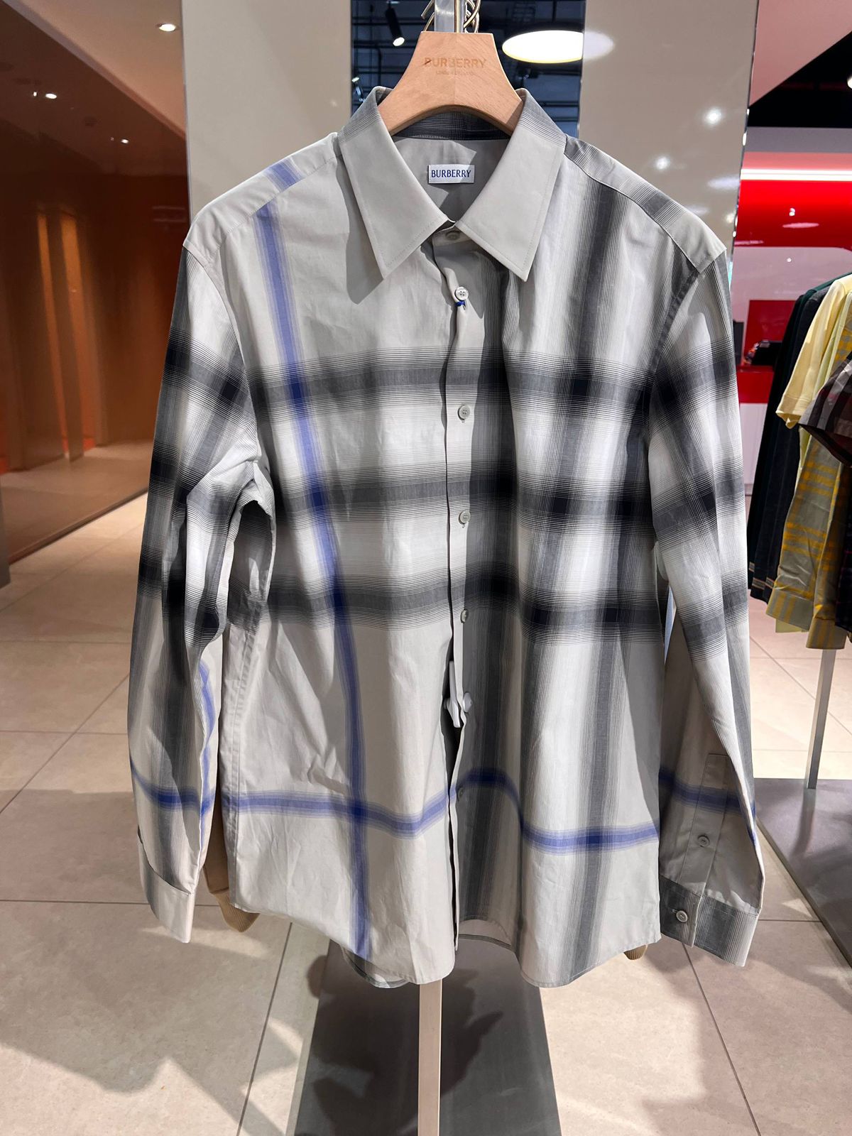 Check Cotton Poplin Shirt