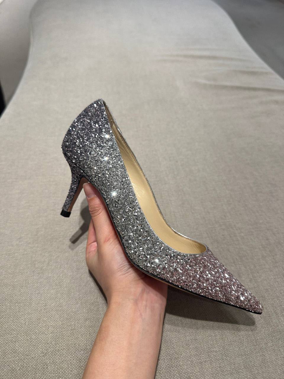 Romy 60 Glitter Pumps