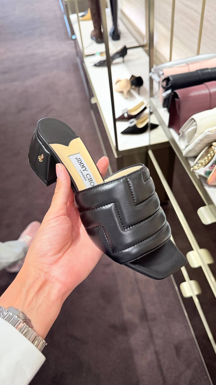 Indiya 70 Quilted Leather Mules