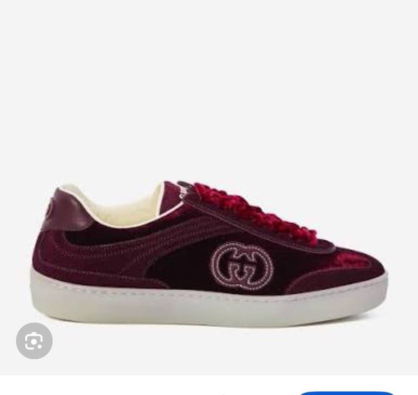 Screener velvet sneaker