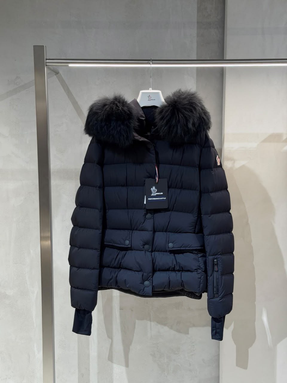Grenoble Fur-Trimmed Down Ski Jacket