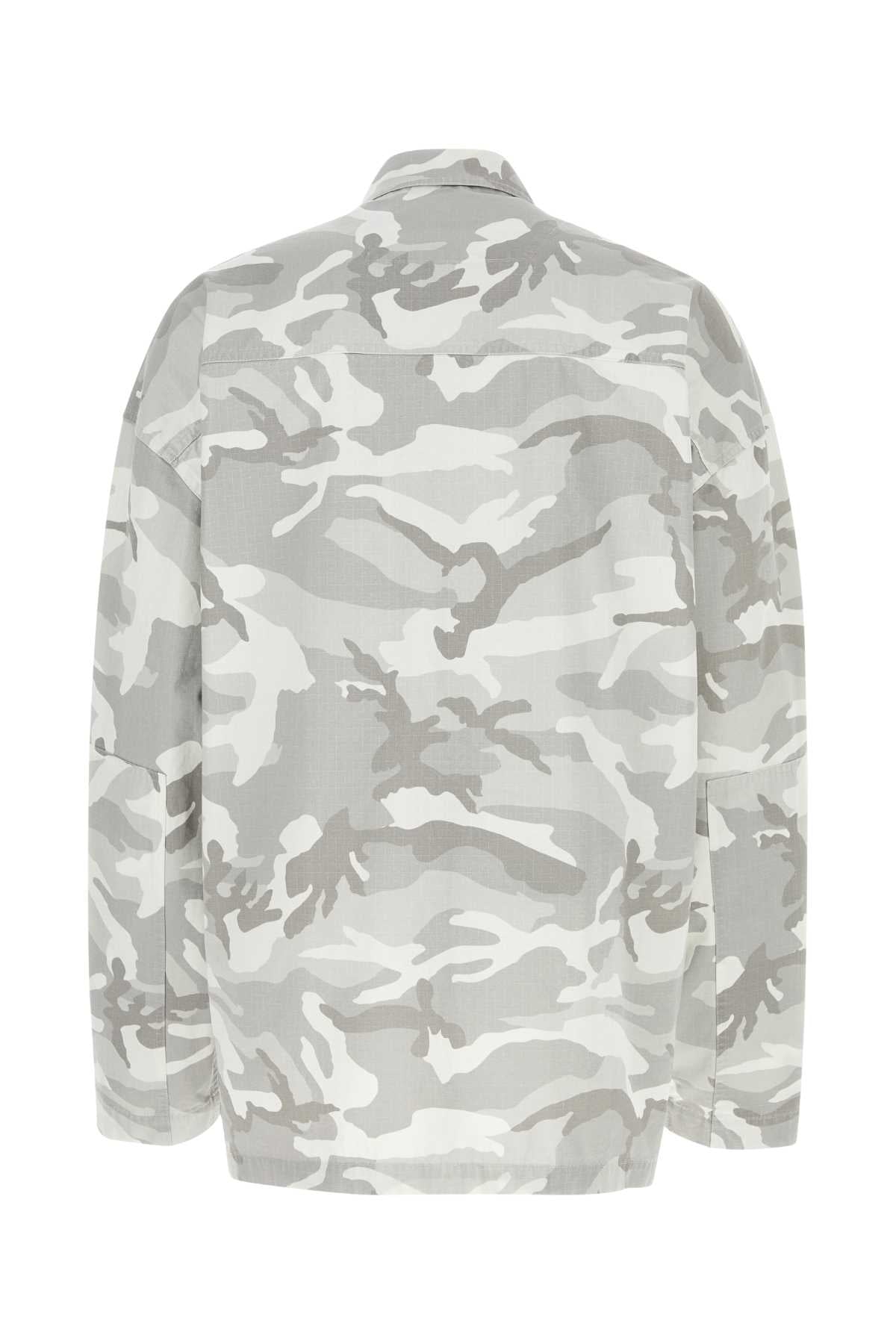 BALENCIAGA CARGO SHIRT For Men Exterior: 100% Cotton