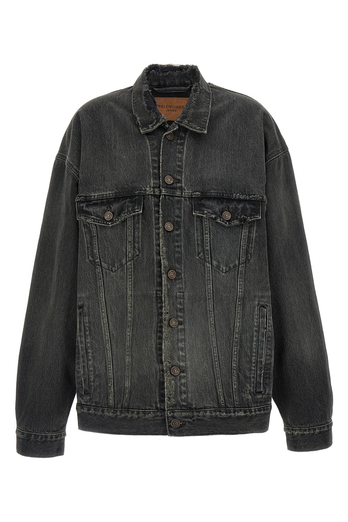 balenciaga Denim jacket with used effect