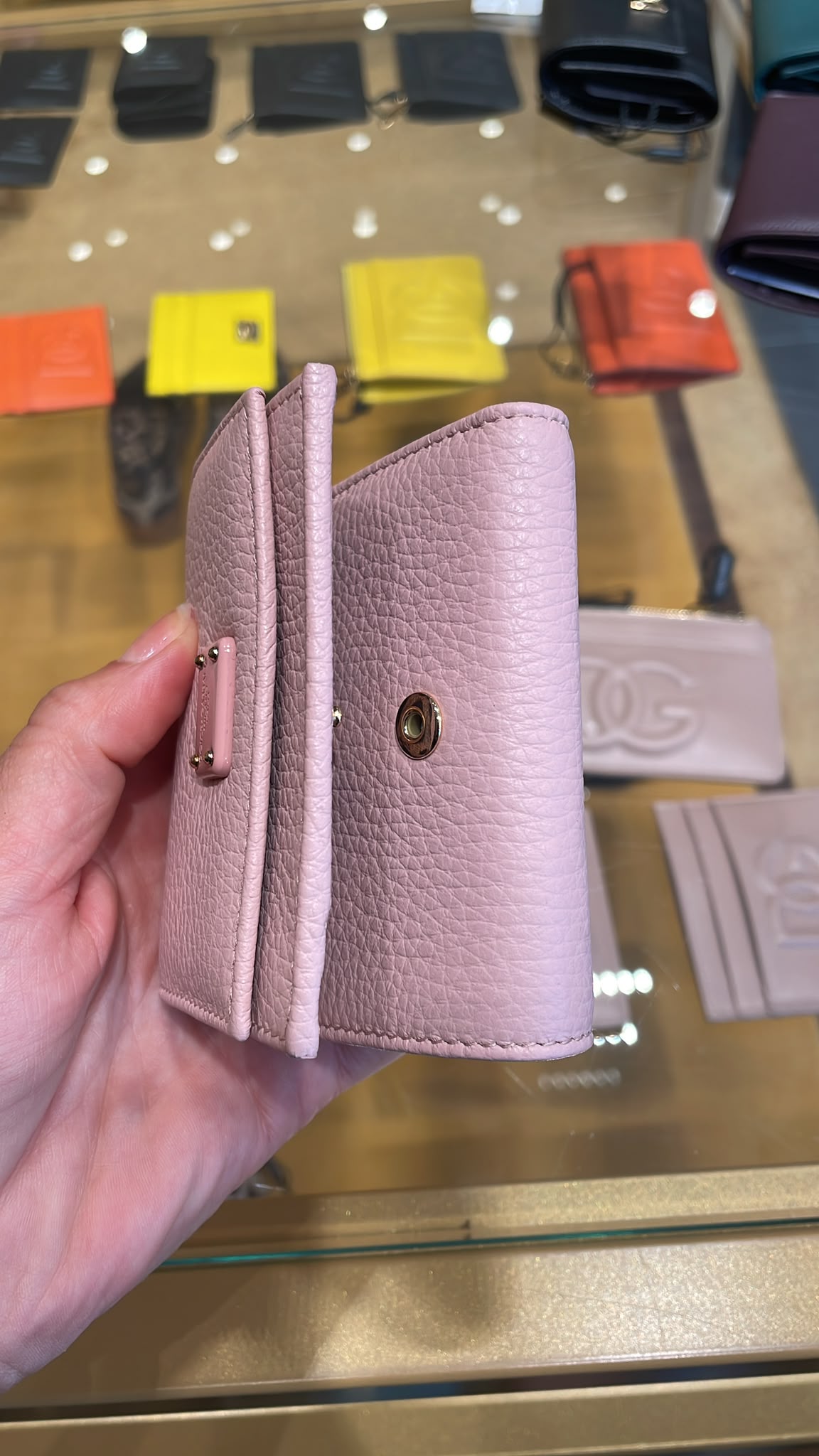 Small Dauphine Leather Wallet