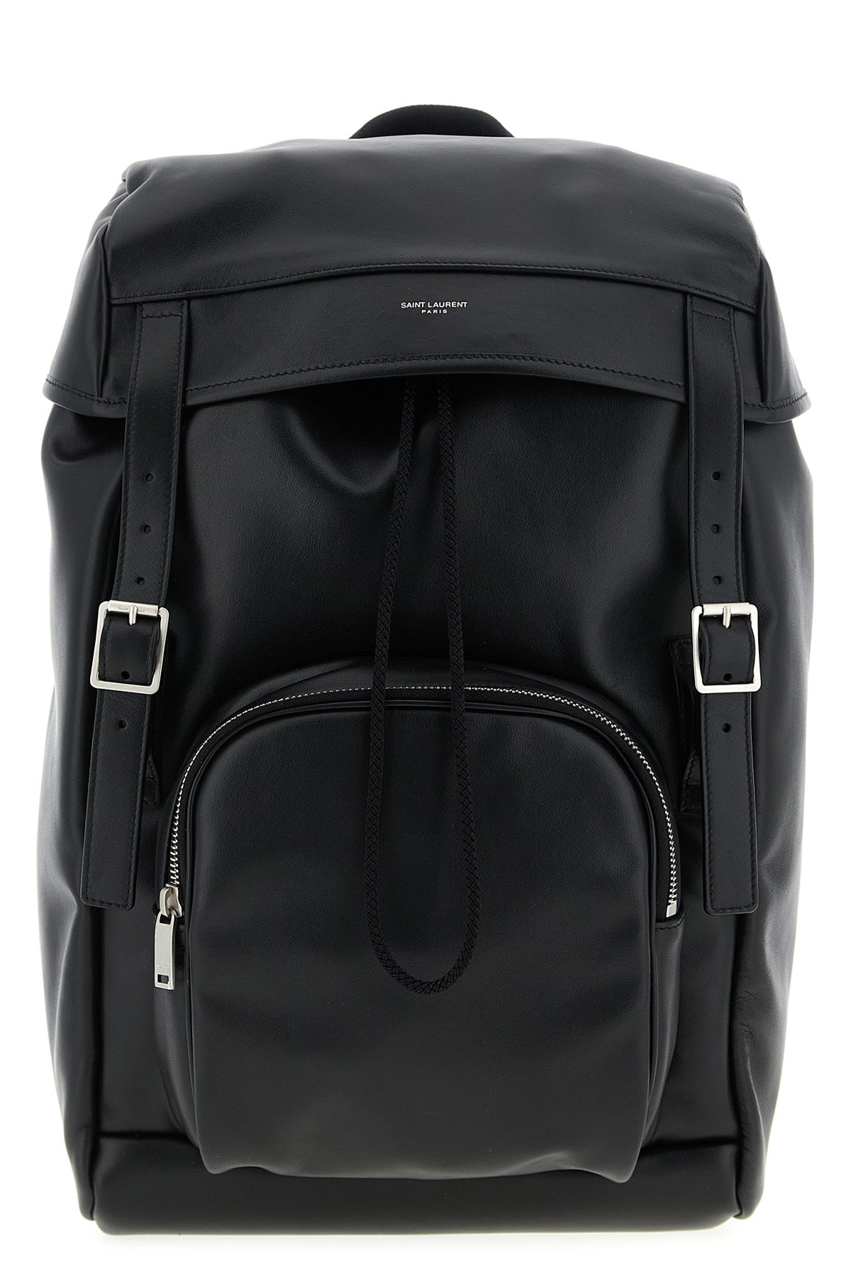 SAINT LAURENT Leather backpack For Men 100% calfskin leather (Bos Taurus)